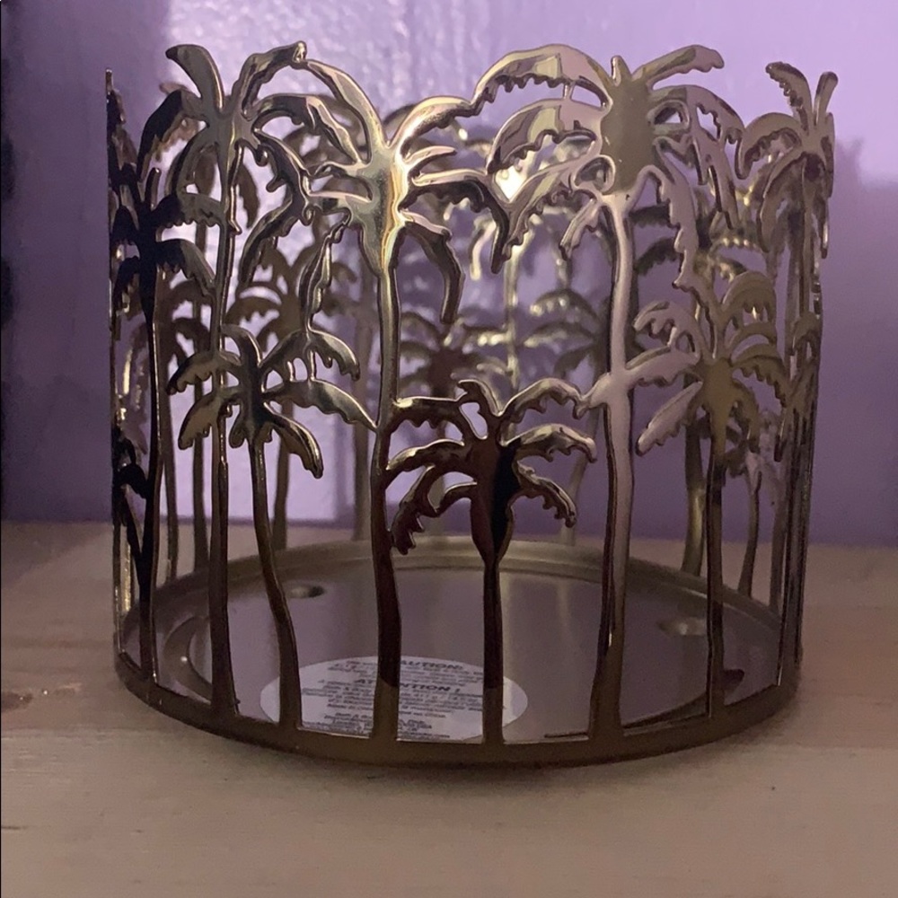 Bath and Body Works Palm Tree Candle Holder 🌴